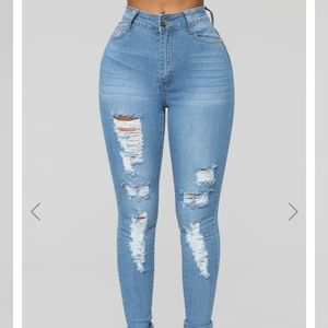 Fantasea night high rise jeans